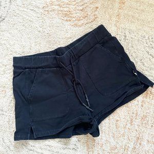JOY LAB BLACK SWEAT ATHLETIC TERRY TARGET SHORTS WITH DRAW STRING